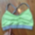 old sports bra from high school,…