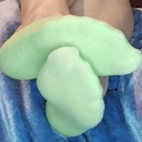 Neon green low cut socks
