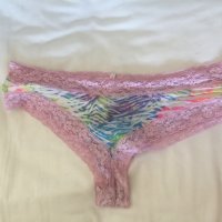 Cute lacy rainbow panties! Sweat…