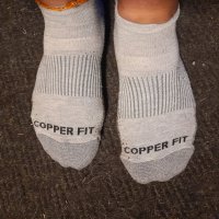 grey workout socks