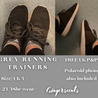 Grey Running Trainers (#A9)