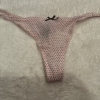 Pink Polka Dot Thong