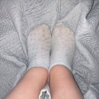 Grey ankle socks